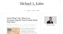 Desktop Screenshot of michaelakahn.com